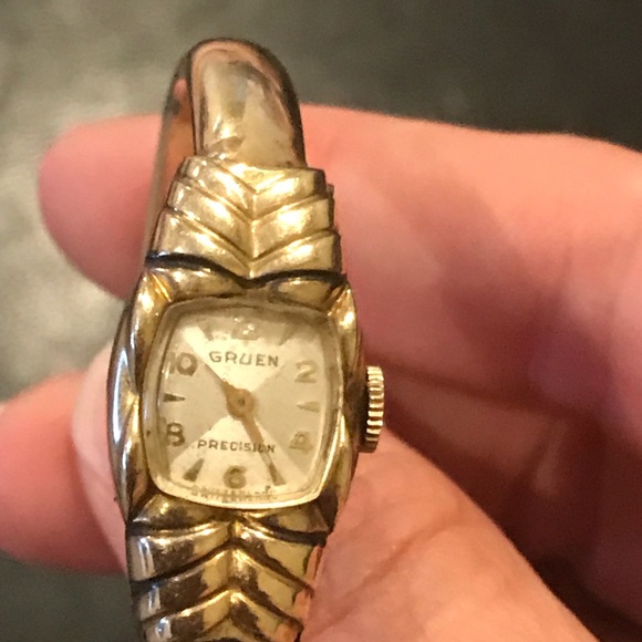 Accessories - Vintage Gruen Precision 10K Gold Filled Watch